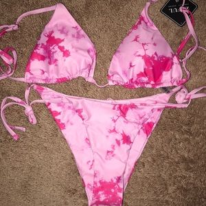 Pink Tie Dye Bikini
